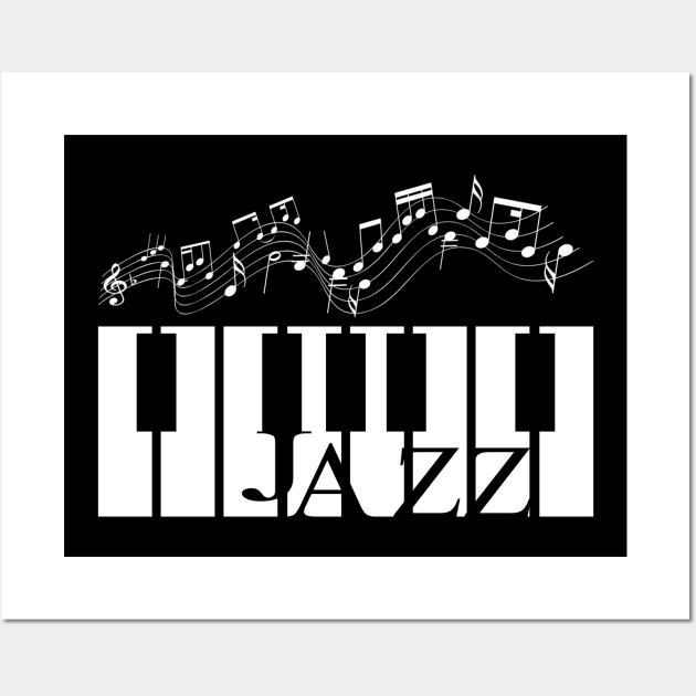 Jazz Piano Music Wall Art by PoetandChef